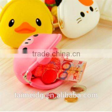 China manufacturer fashionable silicone coin purses