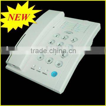 single line corded office phone with speaker and CE certificate