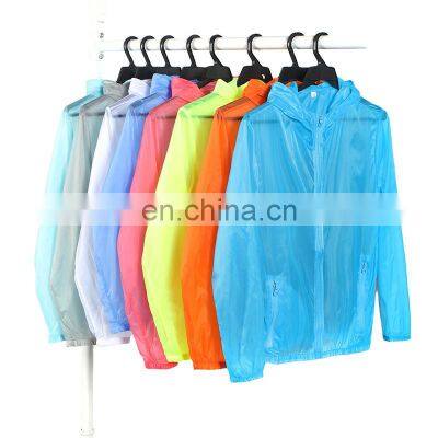 Sunscreen Outdoor Ultra Thin Breathable Skin Windbreaker Sun Protection Jacket Men Light Jacket