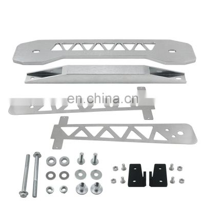 Aluminum REAR SUBFRAME BRACE TIE BAR LOWER CONTROL FAKE ARM COMPLETE KIT FOR HONDA CIVIC FG2 FD 06-11