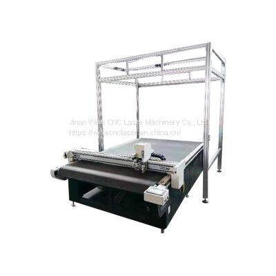 cnc real genuine leather cutting machine leather shoe bags bracket cutting machine