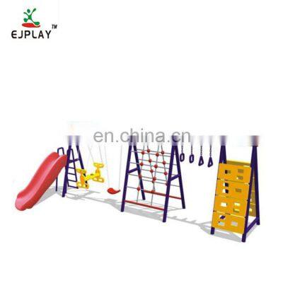 European Standard Children Outdoor Swing And Slide Set Outdoor Playground