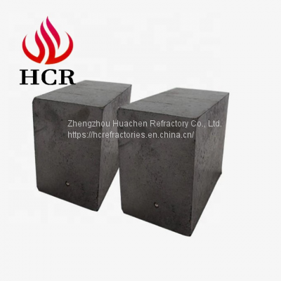Steel ladle magnesium carbon refractory bricks in slag zone