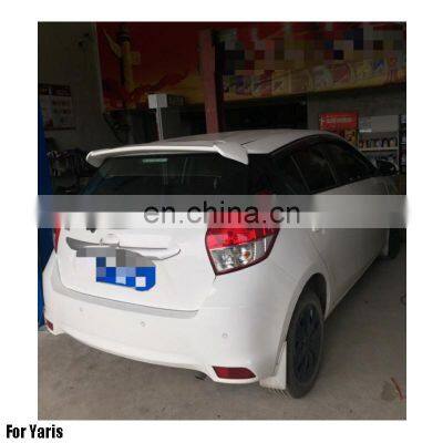 ABS Primer Painted Back LipSpoiler For Yaris 2008-2013 Rear spoiler