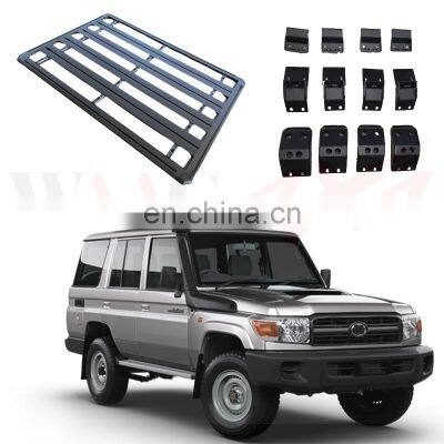 Steel Cargo Carrier Rooftop Carrier Roof Rack Cross Bar for Tacoma Platform Rack for Pickup Accessories photo-3
