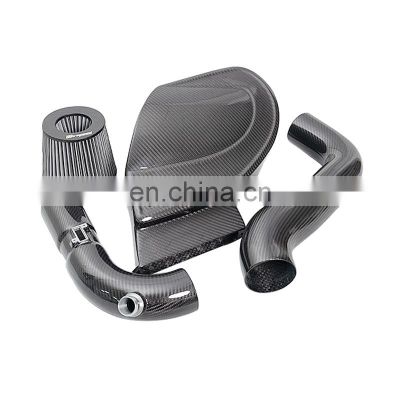 Factory Promotion High Performance Carbon Fiber Cold Racing Engine Modified Air Intakes Kit For VW Golf6 R EA113