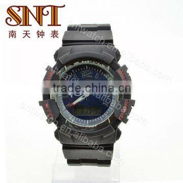 SNT-SP038 fashion custom analog sporty lcd watch