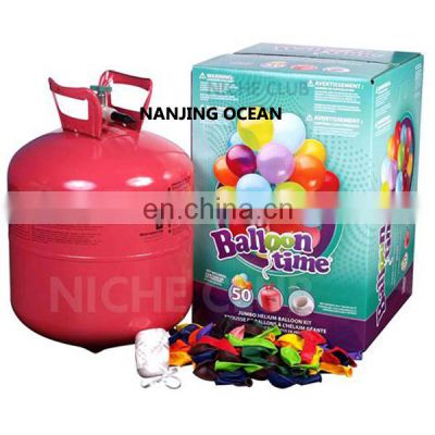 7.5L/13.4L/22.4L Small portable steel cylinder oxygen gas cylinder for helium balloons