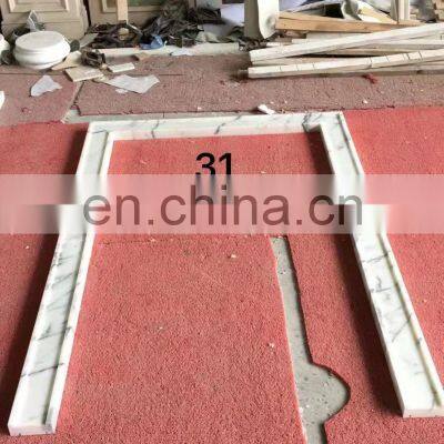 Customized Door Surround Statuario Architrave Villa Exetrior Marble Architrave photo-4