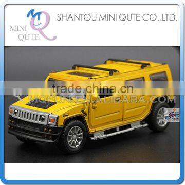 Mini Qute 1:32 kid Hummer Die Cast pull back alloy music luxury racing vehicle model car electronic educational toy NO.MQ 1788A