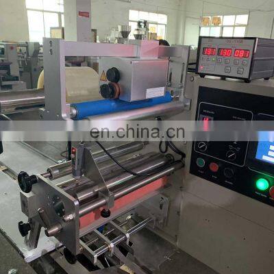 Automatic Horizontal Wafer Biscuits Food Pouch Pillow Packing Sealing Machine