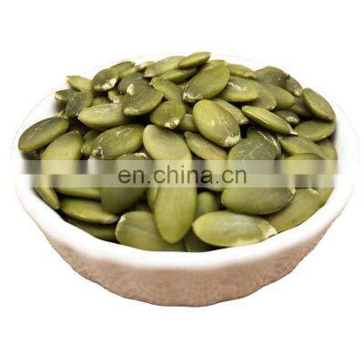 Dried green pumpkin seeds kernel for sale export 2022 new products