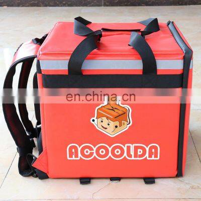 Custom Waterproof Insulated Food Backpack Coffee Hot Big Delivery Bag photo-2