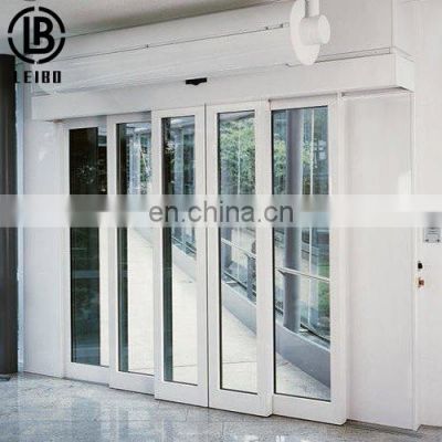 Wholesale PVC Plastic Sliding Glass Soundproof Prefabricated door Bulletproof Impact Security UPVC Profiles Doors