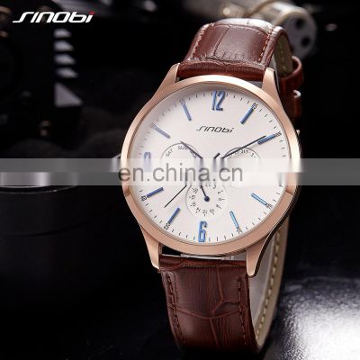 SINOBI Men's Style Handwatch  Trendy Watches for Boyfriend's Gift Chniese Wristwatches Men S9546G-D Montre Homme