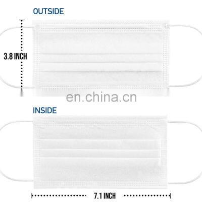 Custom High Filtration Polypropylene 3 Ply Disposable Protective Face Mask With Logo photo-3
