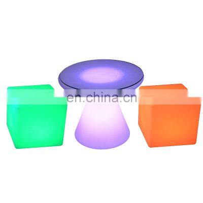 cocktail table lounge outdoor led bar furniture counter stool led cube chair lighting up furniture