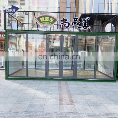 Factory supply shipping container office price coffee shop container fast food container shop