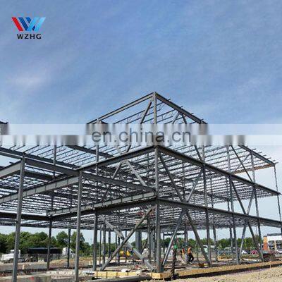 Structure Building, Eg. Hotel, Car Prefrabricated Large-span High Rise Steel Parking, Business Hall Etc. Light 50 Years CN;HEB