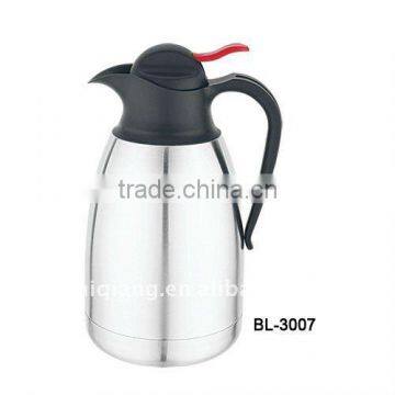 2.0L double wall stainless steel vacuum coffee pot,press lid coffee pot,popular item