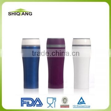 400ml China Manufacture Double Wall Stainless Steel Coffee Mug With Leakproof