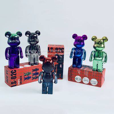 Bright Color Bear Bluetooth Speaker Creative Decoration photo-3