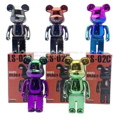 Bright Color Bear Bluetooth Speaker Creative Decoration photo-2