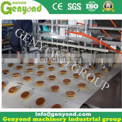 Genyond Factory Industrial Auto 304 SS Industrial Pancake Forming Baking Equipment Maker Making Machine Dorayaki Production Line