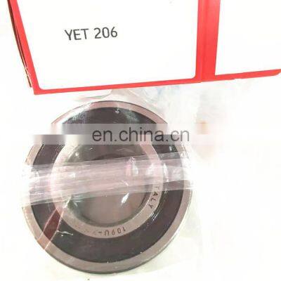 High quality 30*62*23.8mm YET206 bearing YET206 Pillow block bearing YET206 bearing insert ball bearing YET206