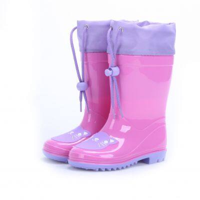 Colour Kid Rain boots, Children cartoon rain boots,Popular Style Child PVC boots,Outdoors kid Rain boots