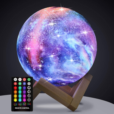 Personalized Photo Moon Lamp 16 Colors Remote Control Best 3D Printing Moon Light Lamp photo-5