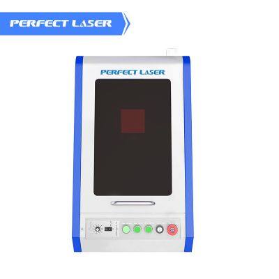 Perfect Laser 20W/30W/50W Fully Enclosed  IC Metal Ware Fiber Laser Maker Engraving Machine