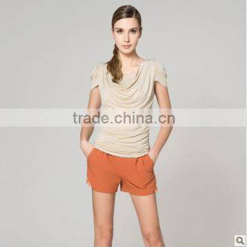 Women pleated Chiffon Shirt