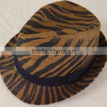 2016 New Design Fashion Paper Straw Fedora Hats Supplier China