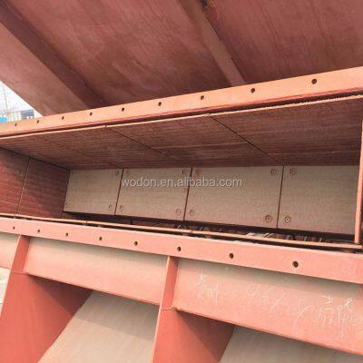 Wodon Acero resistente al desgaste laminado a caliente CO Comedor de placas Tolva Industria de cemento y minería Normas ASME AISI Corte y soldadura personalizados