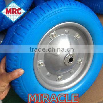 China pu Wheel 330mm Diameter 325-8 Wheel for Wheelbarrow photo-3