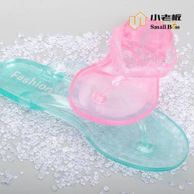  Granulos compuestos de PVC cristal suave para calzado, populares en el mercado africano
