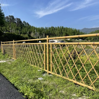 Imitation Bamboo Fence for Garden Decoration | Artificial Bamboo Panels photo-2