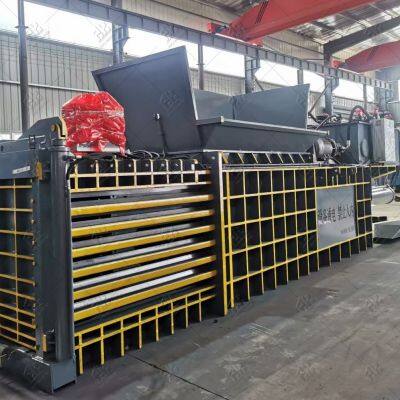 Automatic Horizontal Waste Paper Baler Hydraulic Baling Machine With Conveyor photo-4