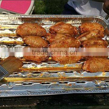 Picnic use aluminum foil bbq trays manufacture