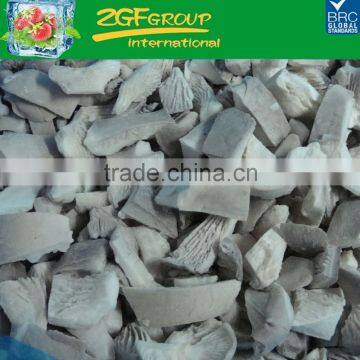 Grade A IQF Frozen Oyster Mushroom chunks 20mm