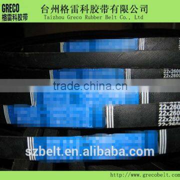 22*2600 wrapped V belt