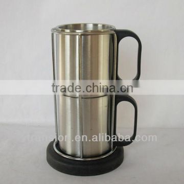 Indian stainless steel mugs Coffee 2pcs cup