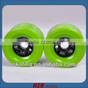 Chinese high rebound long board skate board 90X52 PU wheel