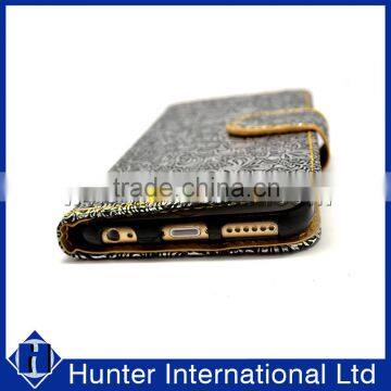 Retro Flower PU Leather Wallet Case For IPhone 6S photo-4