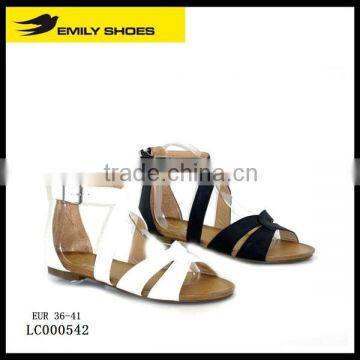 european style Ladies fashion sandals with no heel