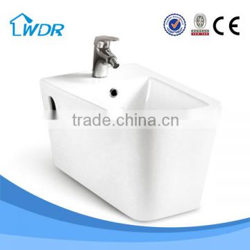 Cheaper Chinese White Sanitary Female Ceramic wall-hung bidet toilet