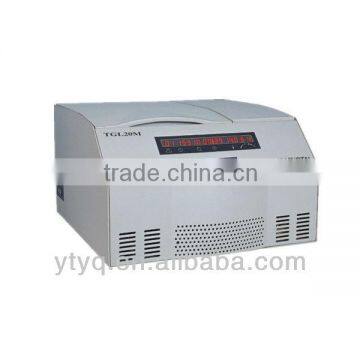 TGL20M lab centrifuge price bench top high speed refrigerated centrifuge