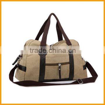 Wholesale New Fashion Travel Tote Shoulder Men Canvas Bag photo-5