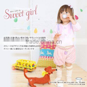 high quality childrens girl clothing garments cute kids wear infant cardigan knitted japan baby clothes wholesale